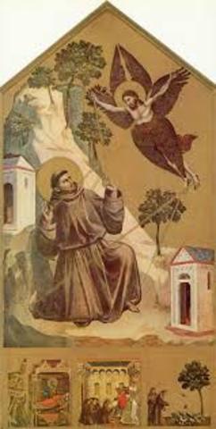Giotto, St. Francis Receiving the Stigmata
