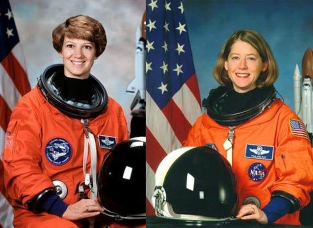 The first two women to command a space craft