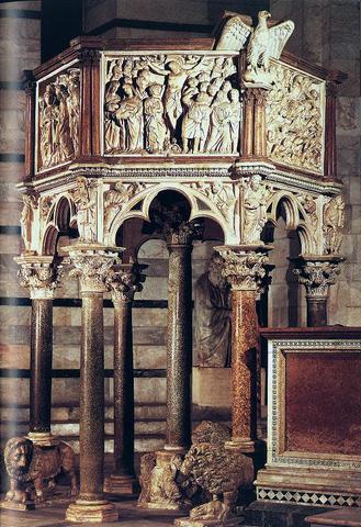 Marble Pulpit - PISANO, Nicola