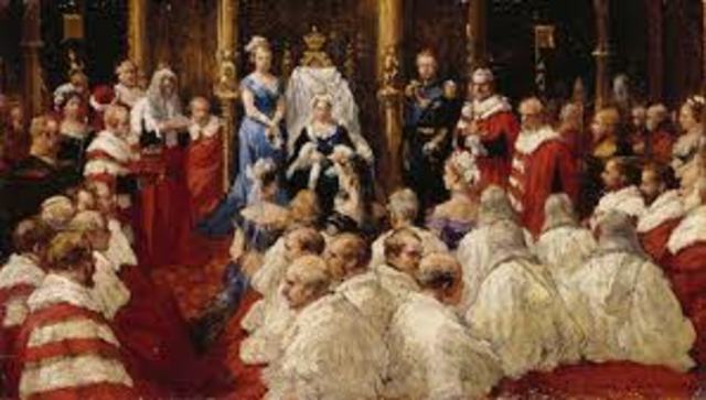 Queen Victoria Attends Paraliment