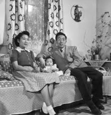 Nisei were interned in relocation centers in the U.S