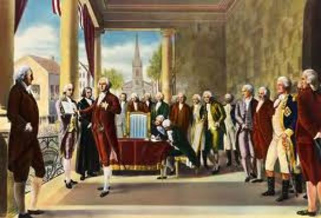 George Washington gets elected President