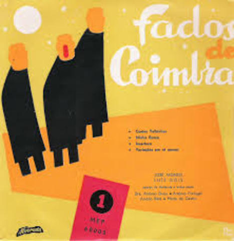 Grava o primeiro LP - «Fados de Coimbra»