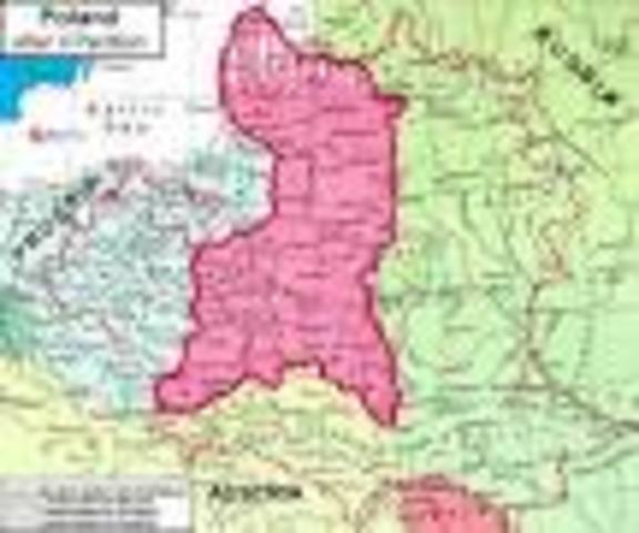 The start of the Partition of Poland