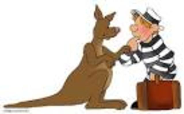 British prisoners settled in Australia