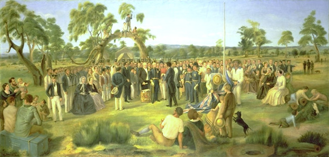 British Colony on Australia Settled