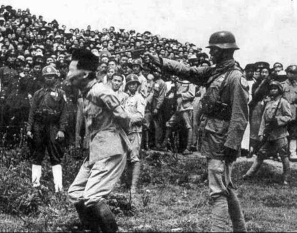 Japan’s army pillages Nanjing, China; massacre a quarter of a million people.