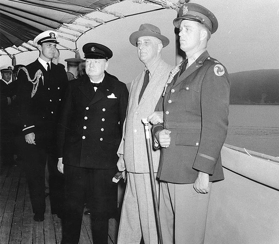 Chruchhill and FDR issue the Atlantic charter