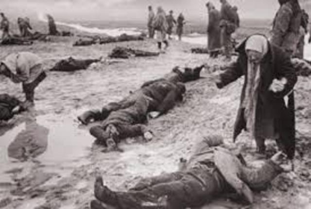 Jewish holocaust begins