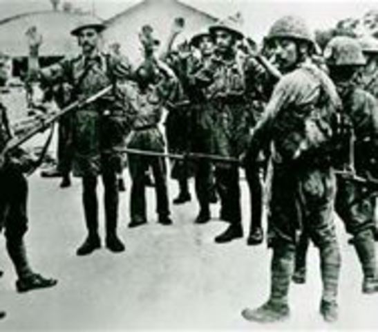 Philippines fall to Japanese