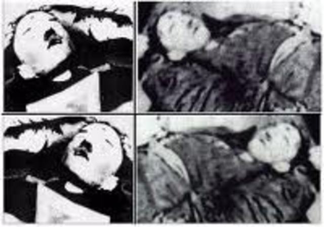 Hitler has a suicidal death