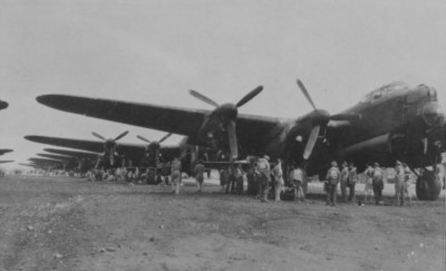 Stettin under attack