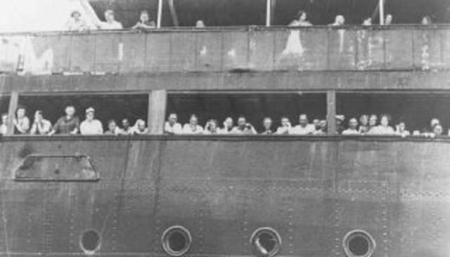 937 JEWISH REFUGEES FLEE NAZI GERMANY AND SAIL FOR HAVANA, CUBA