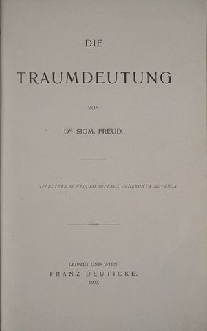 Sigmund Freud "An Interpretation of Dreams"