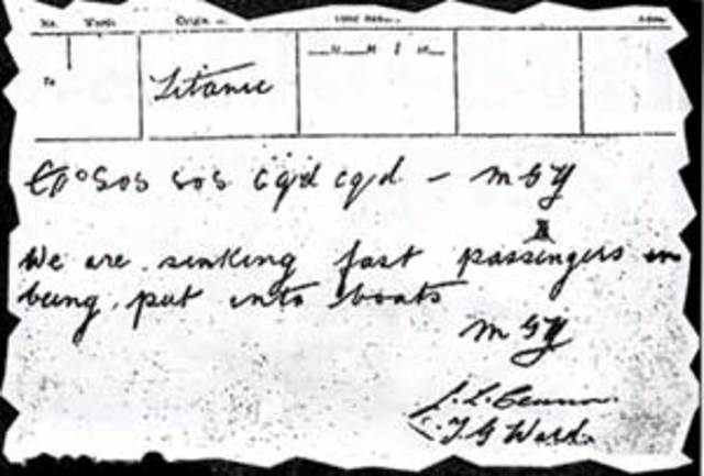 1st wireless call for help