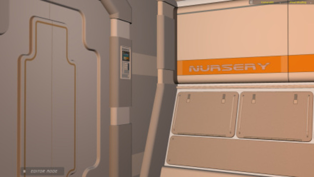 George's wife noticed something is wrong wiht the nursey