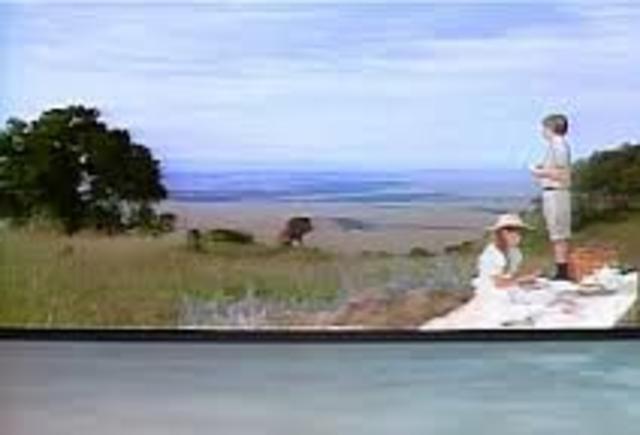 George and his wife both go to look at the nusery and they see lions that look very real.