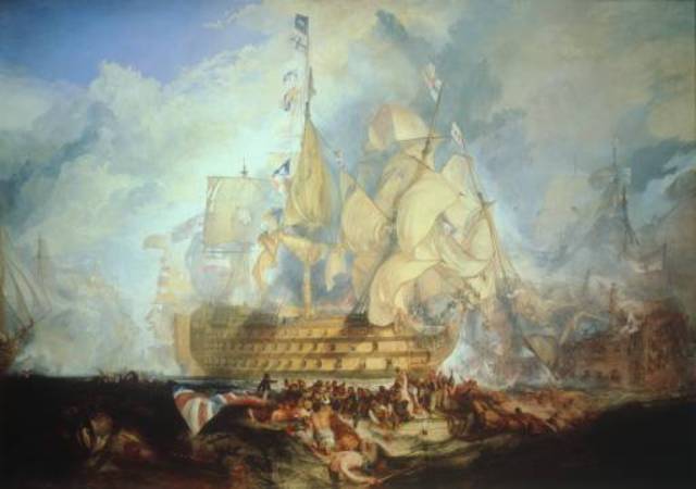 Battle of Trafalgar Painting