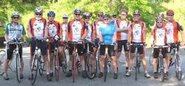 Join a bike club to stay active.