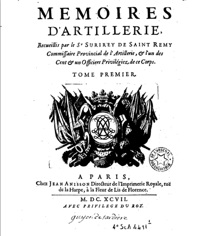 Mémoires D'artillerie
