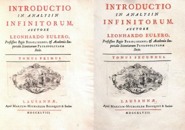 "Introductio in analysin infinitorum" by Leonhard Euler