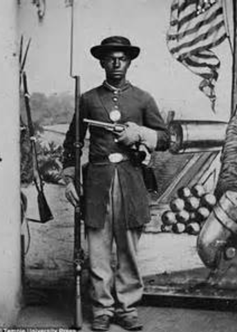 Free African Americans are allowed to enlist in the Continental Army