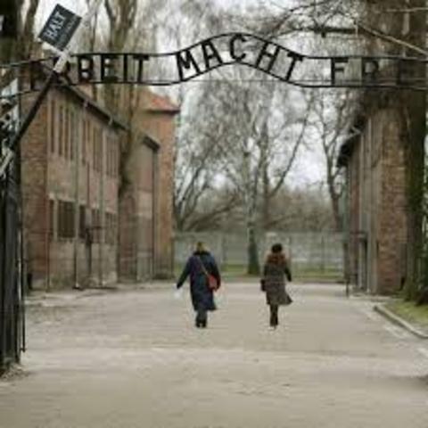 Aschwitz death camp opened