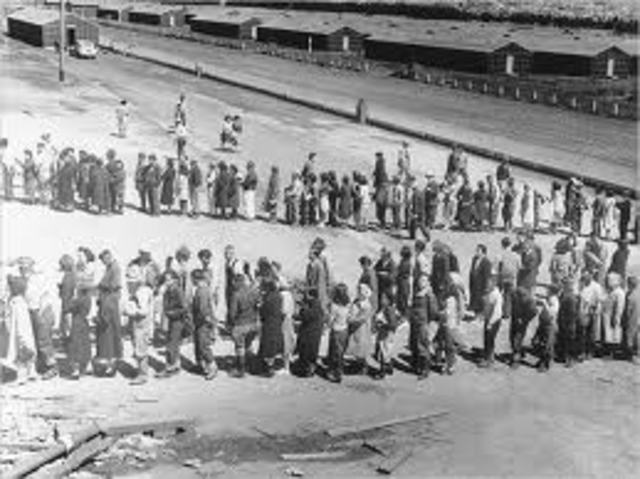 Nisei were interned in relocation centers in the U.S.