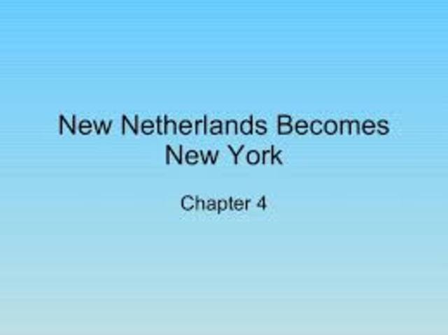 King Charles takes New Netherland