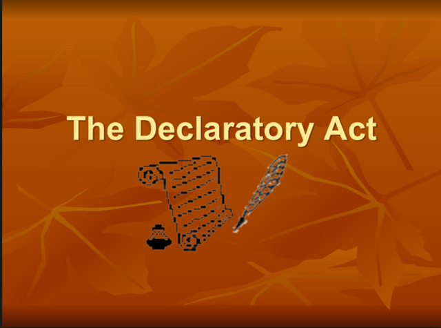 Declaratory Act