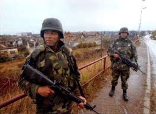 Perry gaurds the base