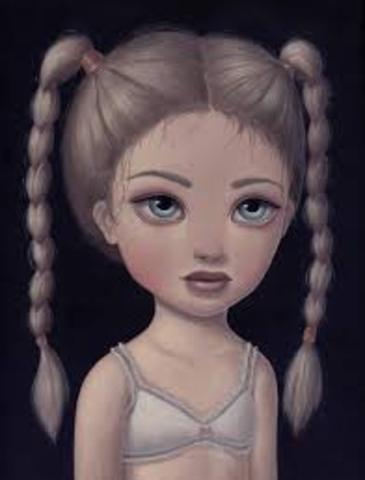 Started wearing a training bra. (Biosocial)