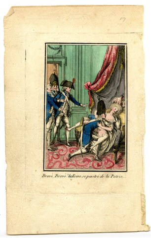 Political comics targetting Marie Antoinette