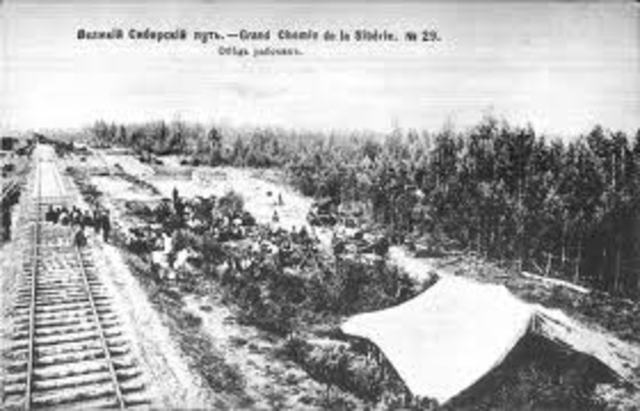 Trans-Siberian Railway Built
