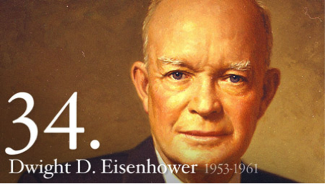 Dwight Eisenhower is elected president