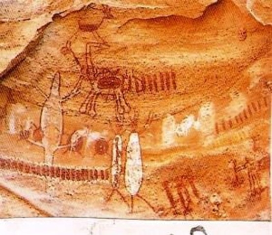 Desenhos rupestres como base da criação de significados