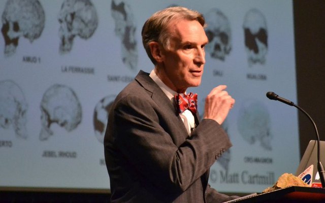 Bill Nye debates for evolution.