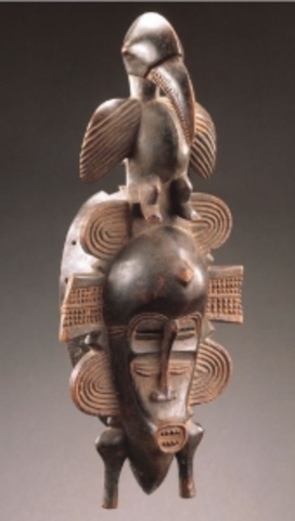 "Beautiful Lady" dance mask