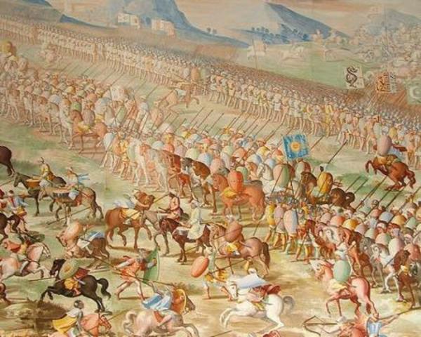 Reinforcements of 18,000 support the Spanish conquest
