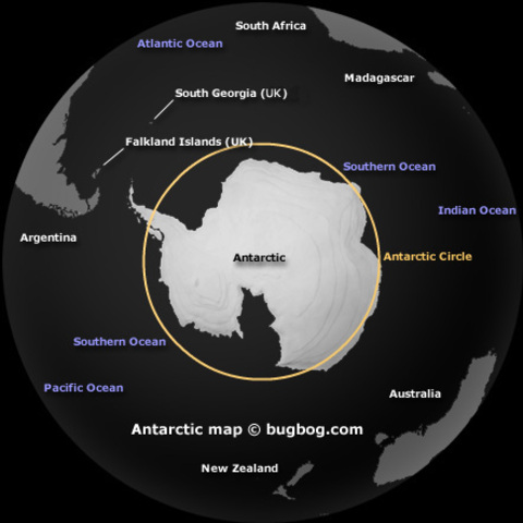 First ever time Antarctic Circle was sailed
