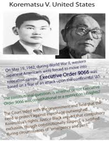 Korematsu vs U.S.