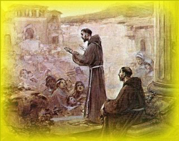 Llegan los franciscanos a América