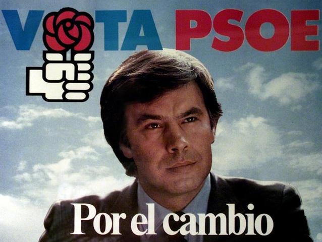 Victòria socialista a les eleccions del 1982.