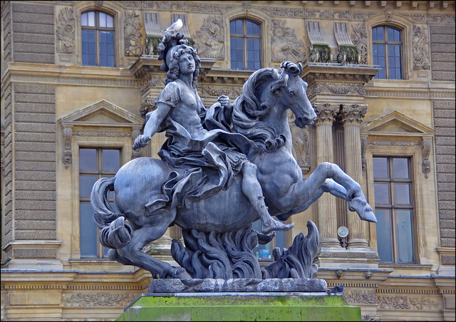 "Louis the XIV on Horseback" by Francois Girardon