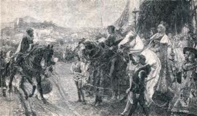 Surrender to Spanish forces