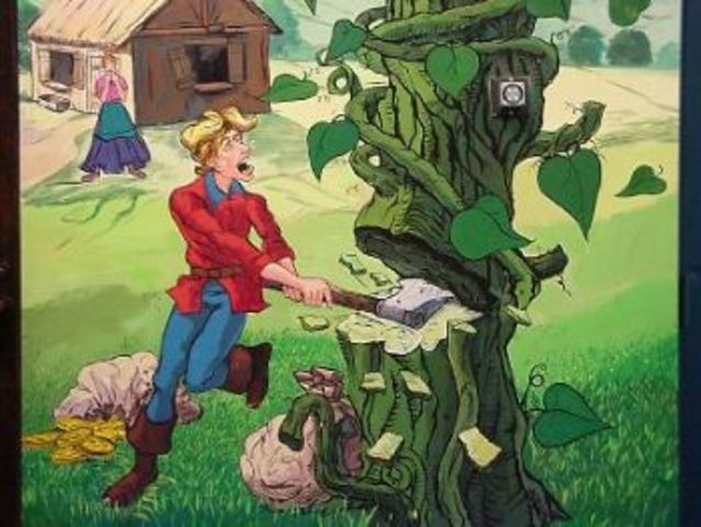 The giant strikes, or tries