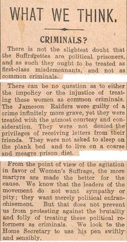 "Political prisoners, not common criminals" (4)