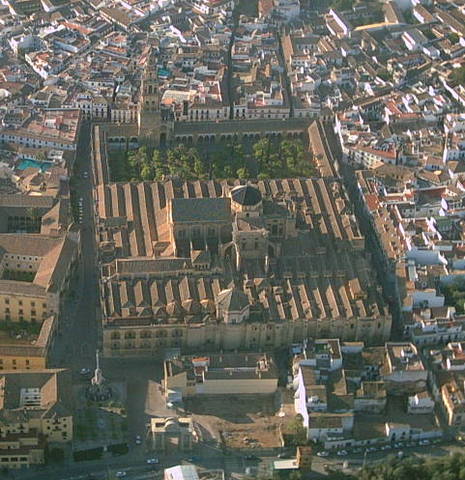 Construction began on the Great Mosque of Cordoba