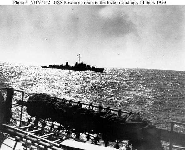 U.S. troops invade at Inchon symbolizes U.S involment in Korean war