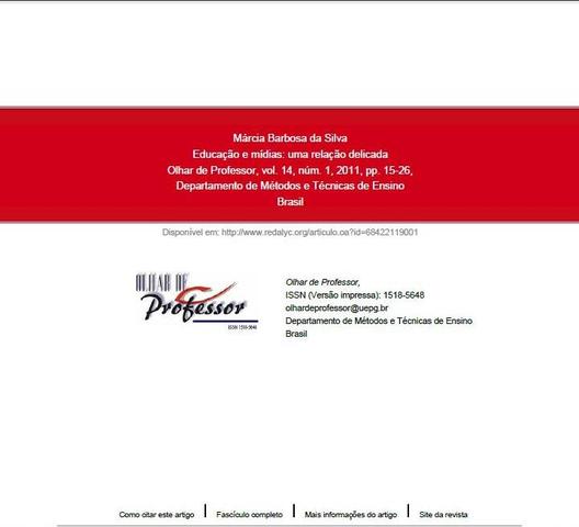 Educação e mídias: uma relação delicada